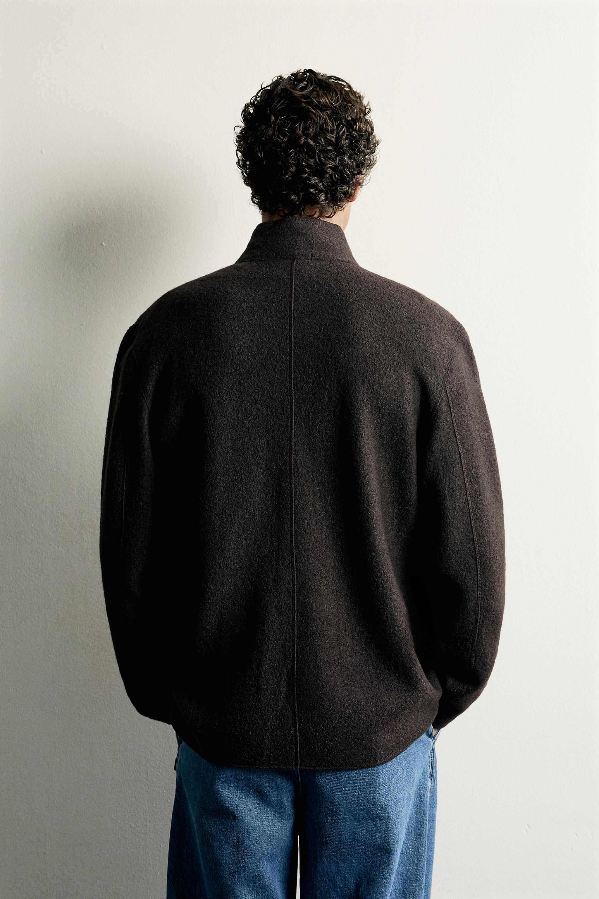 WOOL-BLEND RELAXED FIT BLAZER